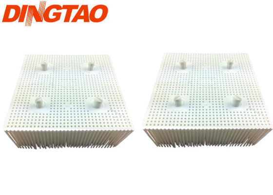Industrial GT5250 S5200 Cutter Parts Bristle 1.6'' Poly - Round Foot - White 92910002