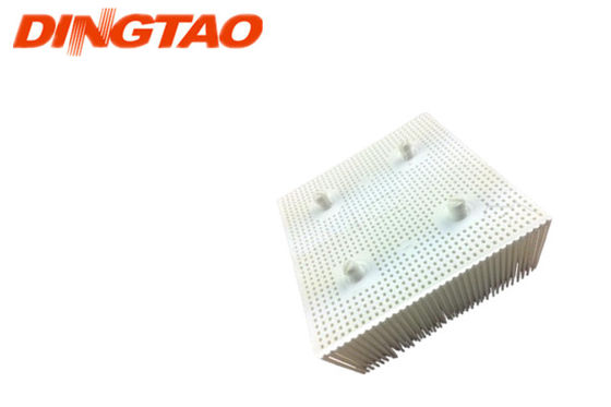 Industrial GT5250 S5200 Cutter Parts Bristle 1.6'' Poly - Round Foot - White 92910002