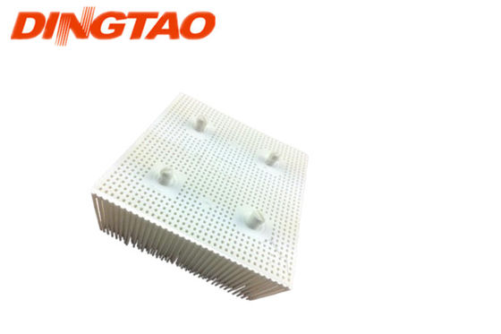 Industrial GT5250 S5200 Cutter Parts Bristle 1.6'' Poly - Round Foot - White 92910002