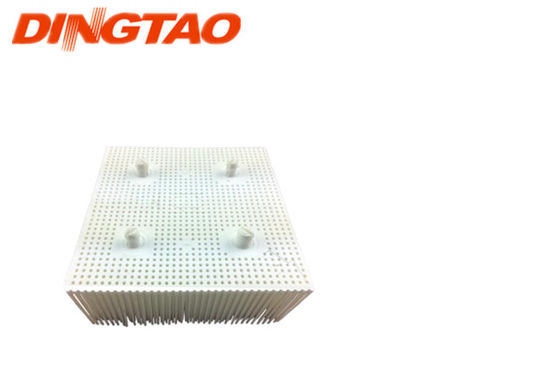 Industrial GT5250 S5200 Cutter Parts Bristle 1.6'' Poly - Round Foot - White 92910002