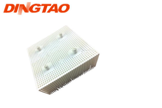 Industrial GT5250 S5200 Cutter Parts Bristle 1.6'' Poly - Round Foot - White 92910002