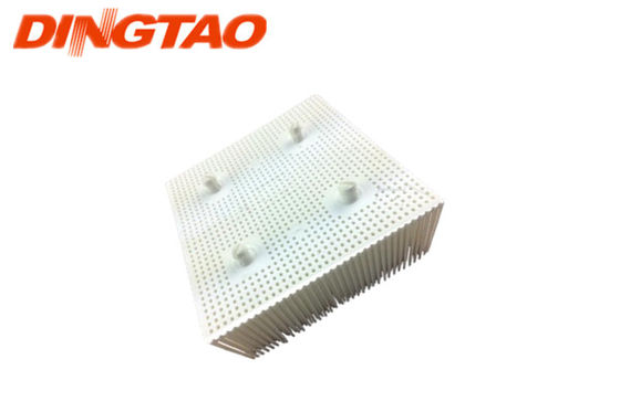 Industrial GT5250 S5200 Cutter Parts Bristle 1.6'' Poly - Round Foot - White 92910002