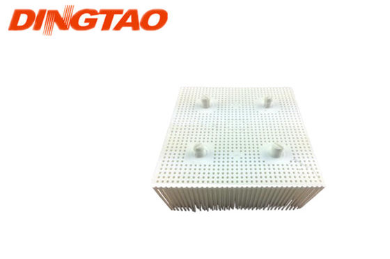 Industrial GT5250 S5200 Cutter Parts Bristle 1.6'' Poly - Round Foot - White 92910002