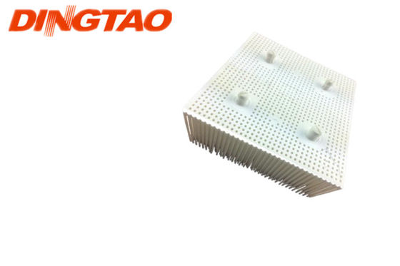 Industrial GT5250 S5200 Cutter Parts Bristle 1.6'' Poly - Round Foot - White 92910002
